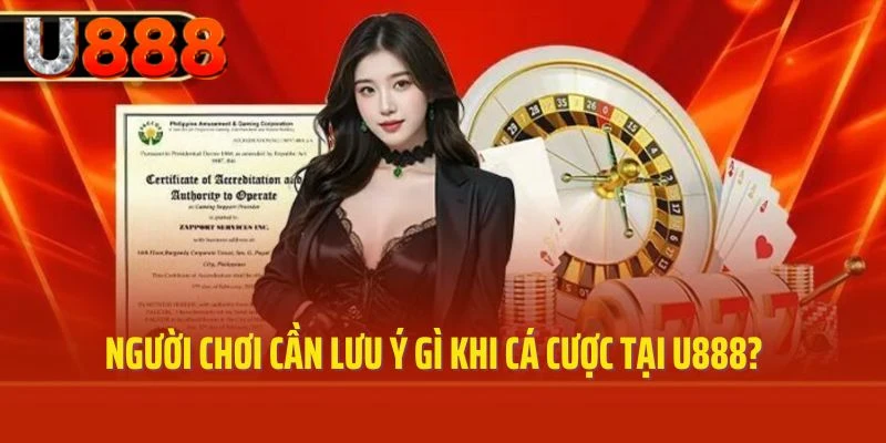 Người chơi cần lưu ý gì khi cá cược tại U888?